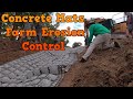 Farm Erosion Control Using Concrete Mats