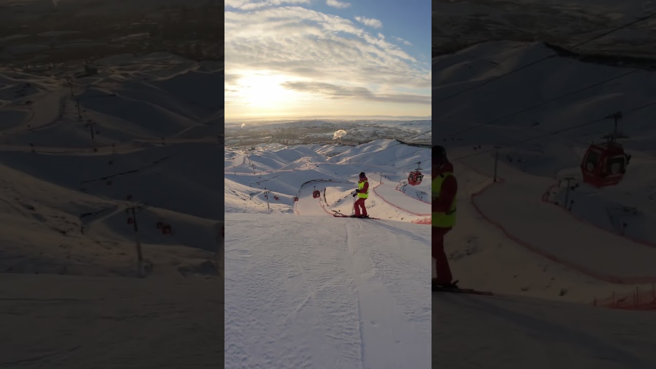 Pros of solo skiing: You can cry when you fall and no one sees. #ski #skiing #sports