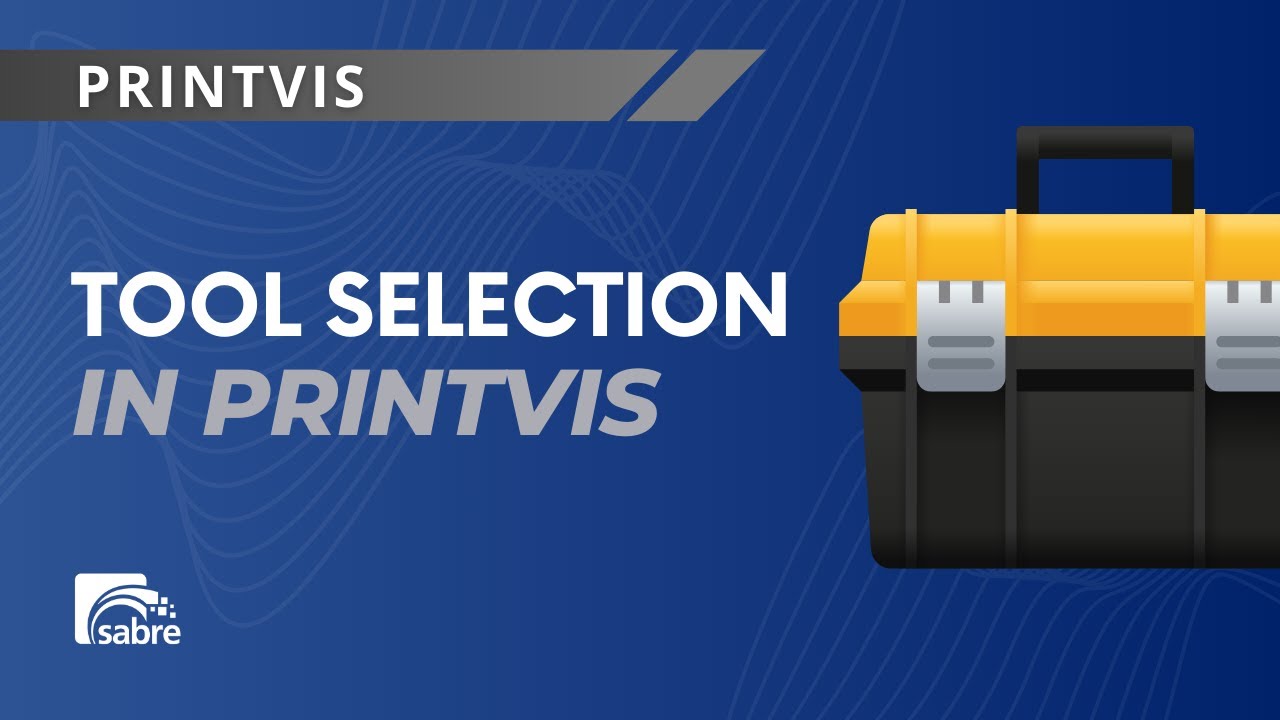 Tool Selection in PrintVis | Sabre Virtual Demo