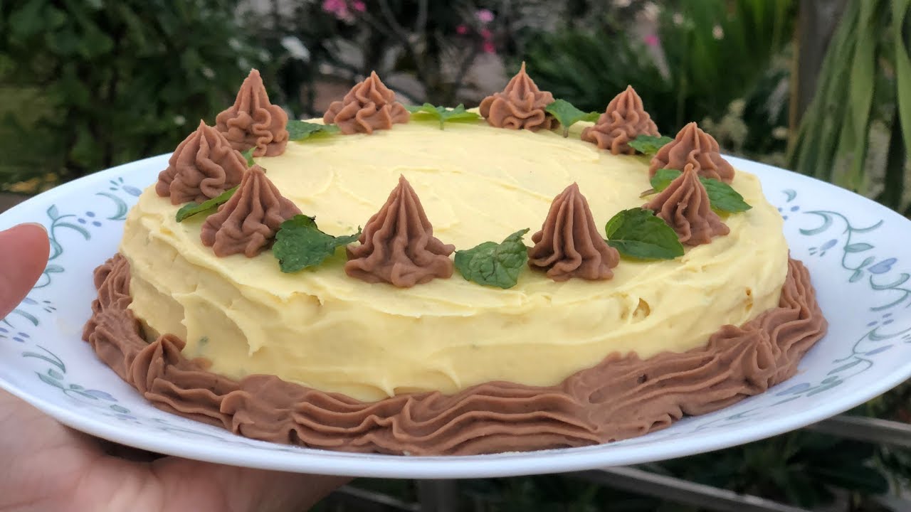 Lemon Cake with Lemon Buttercream Frosting and Lemon curd Filling | Microwave Lemon Cake