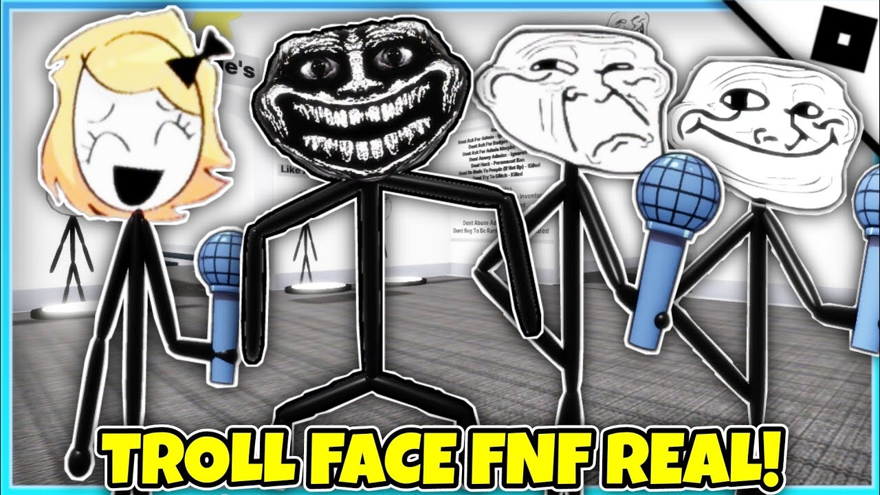 Troll face becomes uncanny - Roblox
