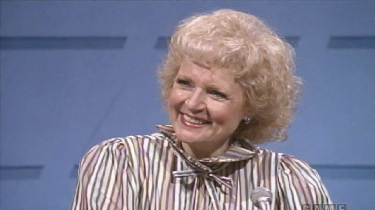 Новая пирамида в 25 000 долларов, 9 июня 1983 г., Бетти Уайт и Супи Сейлз.