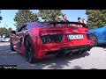 Speed Cars - AUDI R8 V8 V10 GT PLUS Sound and Launch Control