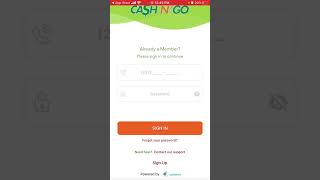 Cash N Go app - can’t create an account
