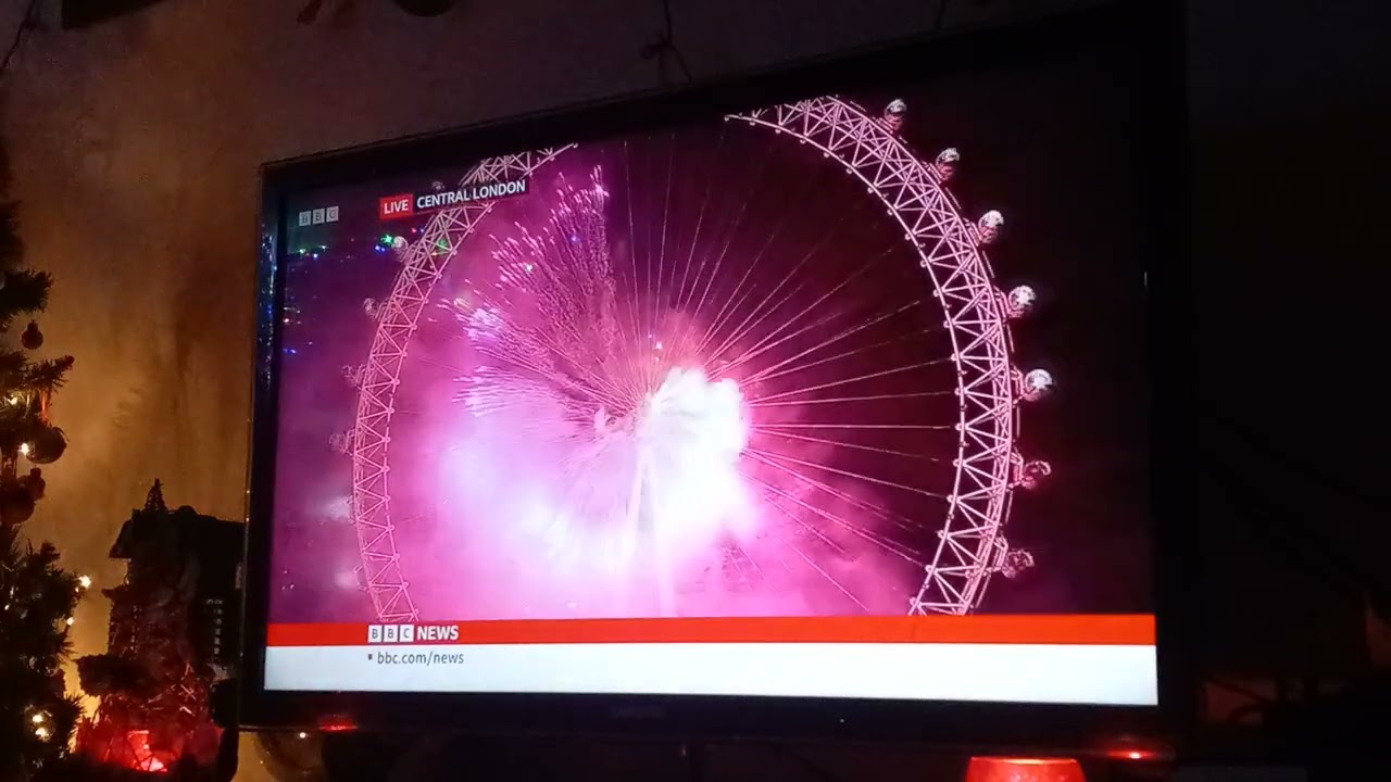 My reaction to London's new year's eve fireworks for 2025