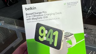 Belkin Boost Charge Pro 2-in-1 Wireless Charging Dock