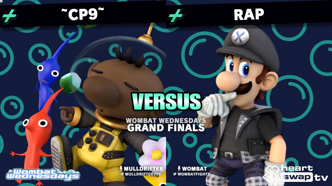 Wombat Wednesdays 55 P+ - ~CP9~ (Olimar) Vs. Rap (Luigi) Project + Grand Finals