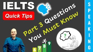 IELTS Speaking Part 3 QUESTIONS Tips & Tricks Resimi