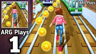 Subway Princess Runner - Gameplay Walkthrough Part 1 - Escape Endless Runner screenshot 1