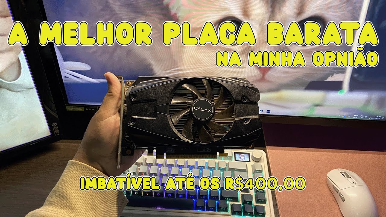 Testando a GTX 1050TI em 2025!!