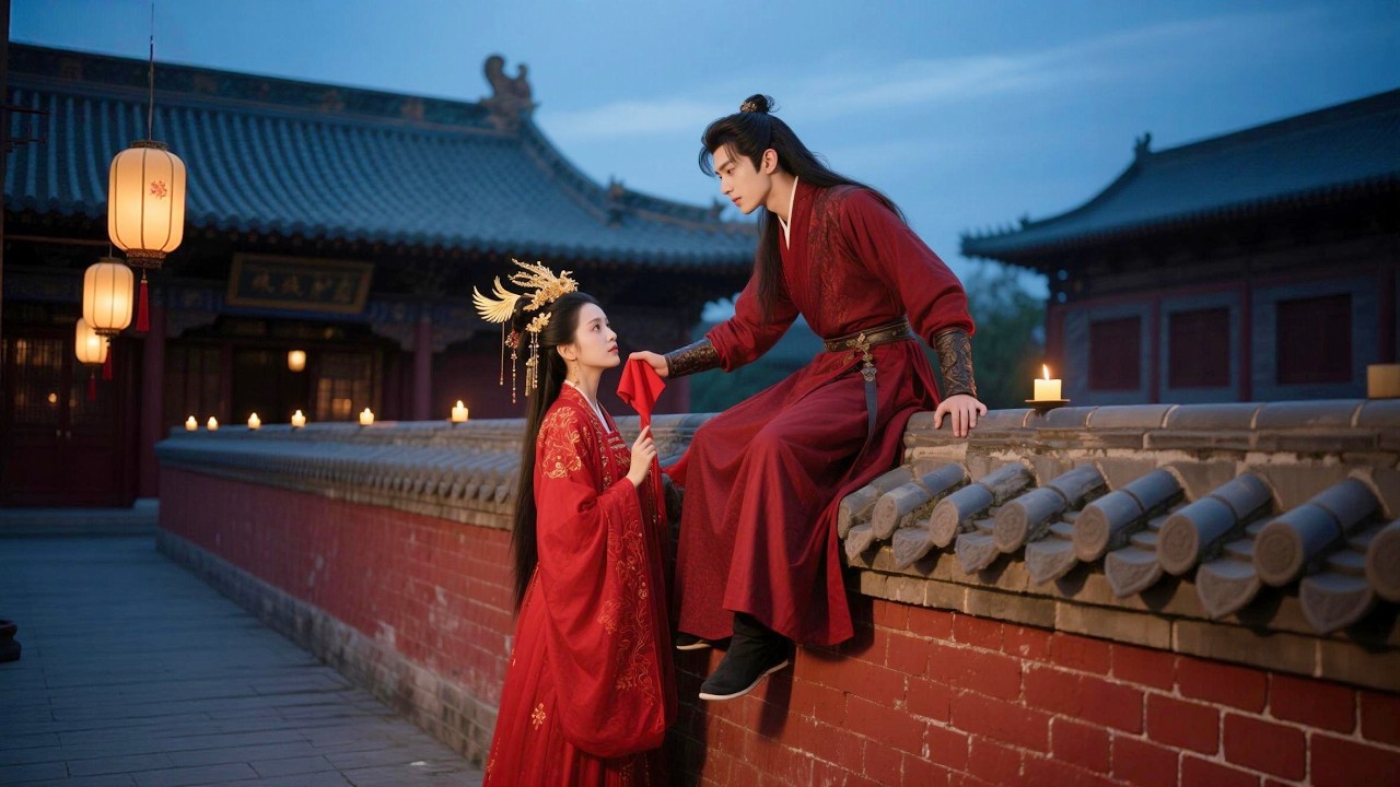 她女扮男裝日日花天酒地卻被殘疾王爺困在府中，她治好他的腿疾卻被他發現女兒身，他親手給她換上嫁衣：王妃別逃了！#短劇 #全集 #甜寵 #熱播