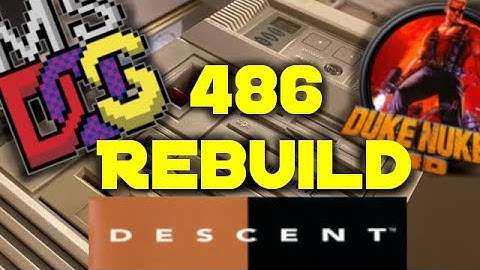 #DOSCember - 486 DX4-100 Ugly Case Rebuild - Mostly finished.