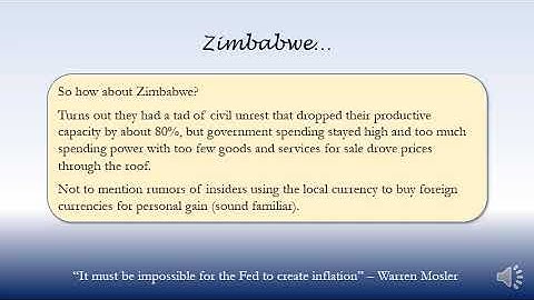 Zimbabwe... - Warren Mosler