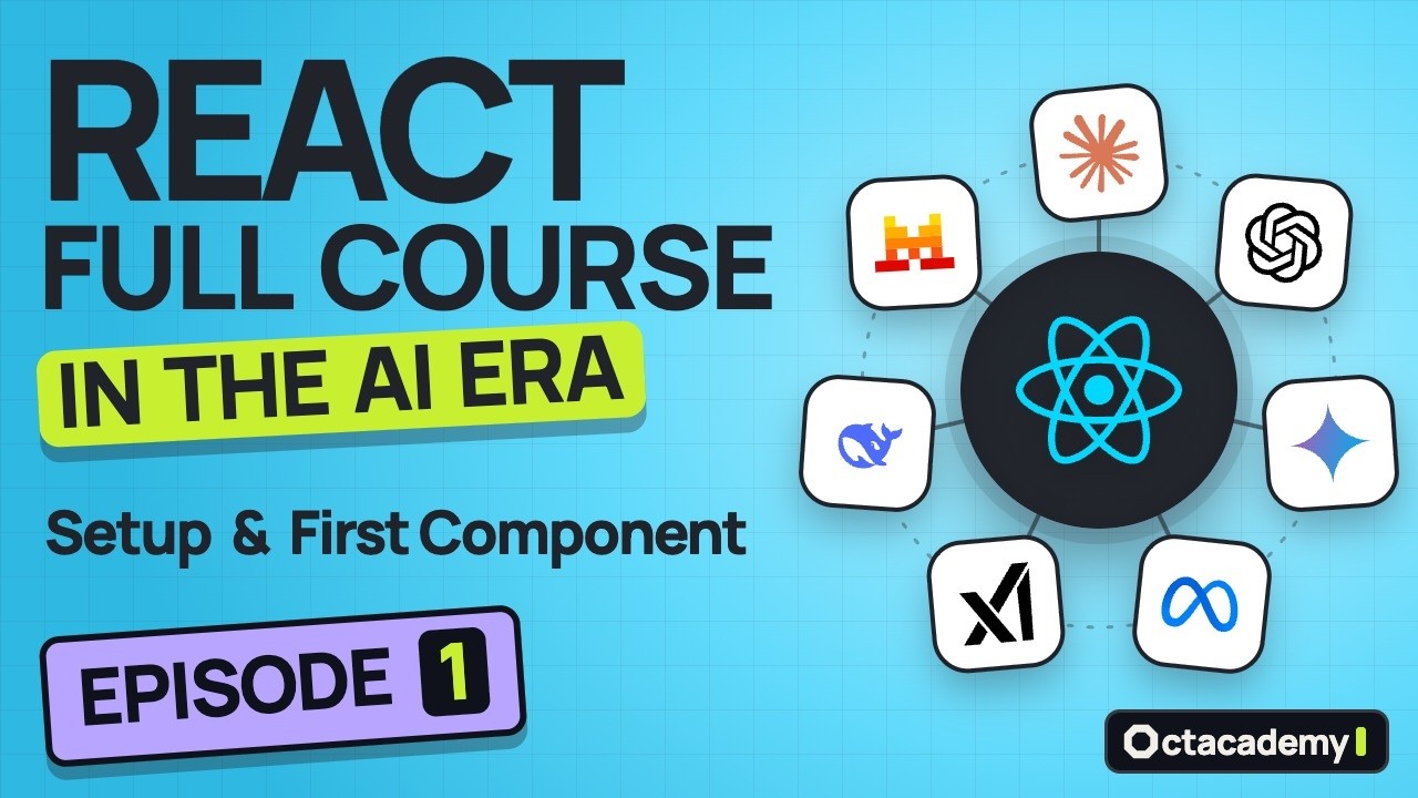 React Tutorial for Beginners: Vite Setup & First Component (Ep 1) - YouTube
