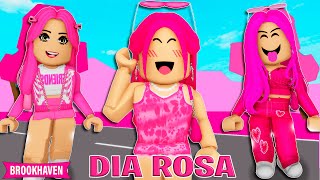 O DIA EM QUE SÓ PODE USAR ROSA NO BROOKHAVEN| Historinhas no Brookhaven RP🏡 | Roblox