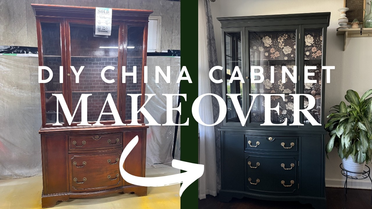 Ремонт кухонного шкафа своими руками с помощью меловой краски Behr | Обновление СТАРОЙ МЕБЕЛИ | Д...