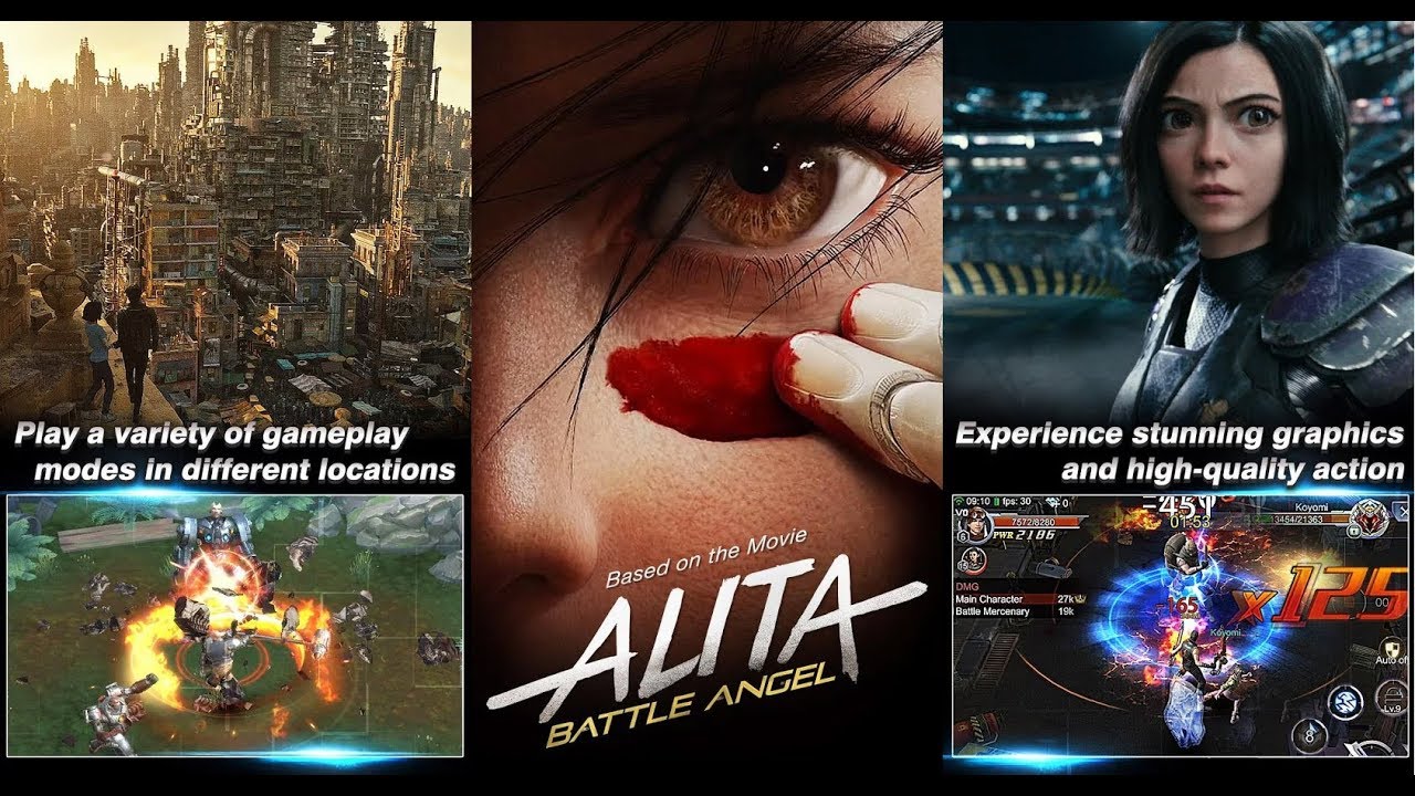 Alita Battle Angel The Game Cbt Android Apk Gameplay Youtube