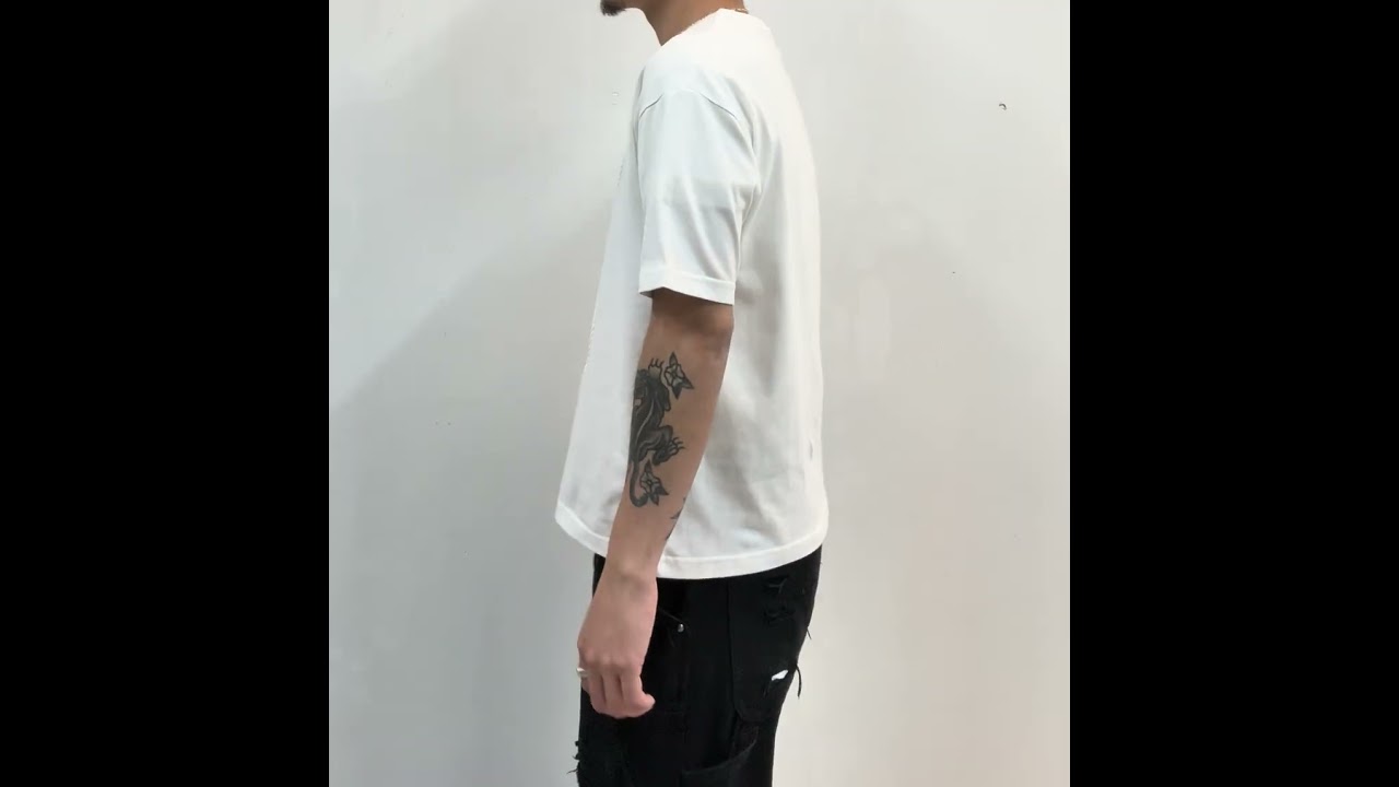 SOL / Rope Logo Tee(WHITE) /179cm SIZE:M - YouTube