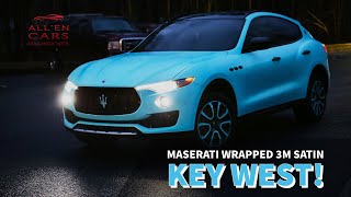 Maserati Wrapped 3m Satin Key West!