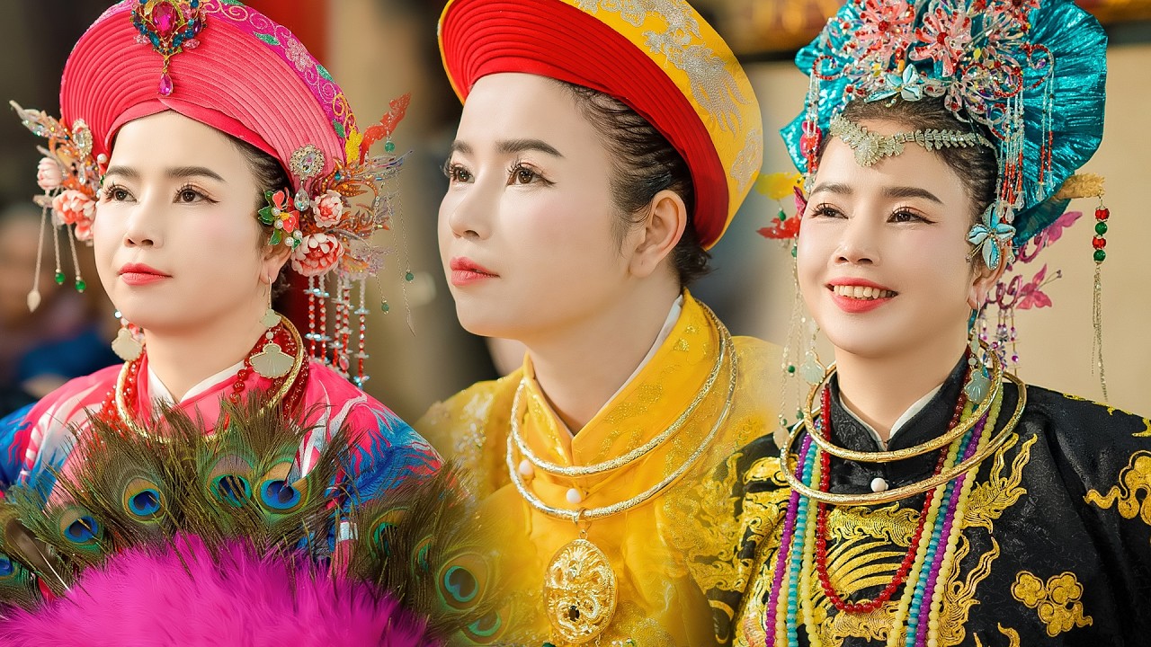 Thanh Đồng: Trần Tường Vy Loan Giá Tại đền Xích Đằng  Ngày 16/1Bính Ngọ (2026) HD 2