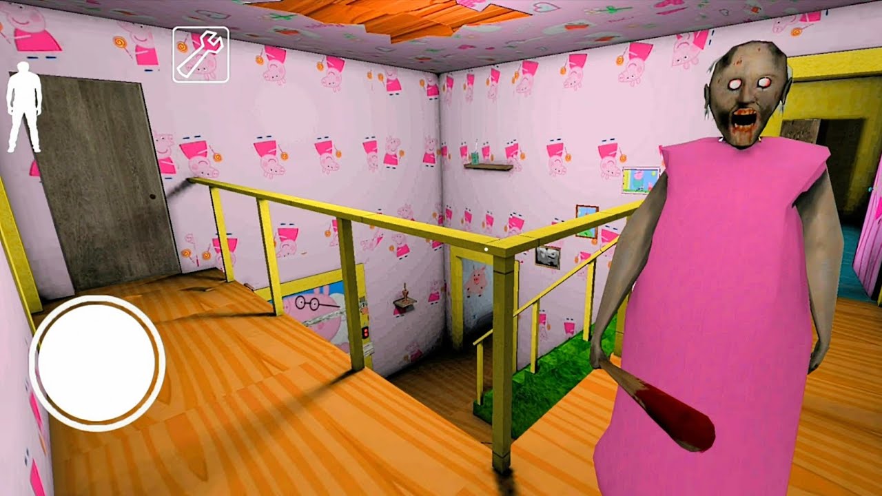 Granny Game Horror Escape Gameplay | Granny Peppa Pig Ep4