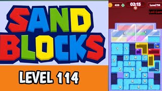 Sand Blocks level 114 Walkthrough for solution 