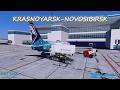 Красноярск (UNKL) - Новосибирск (UNNT) | Boeing 737-800 LevelUp [X-Plane 11]