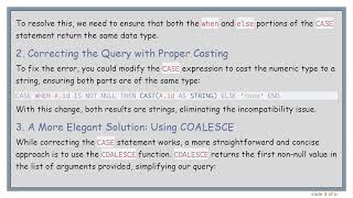 Celebrity Solving SQL Errors: CASE and CAST Gotcha Net Worth