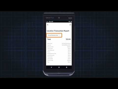 Shift4 One: Location Transaction Report