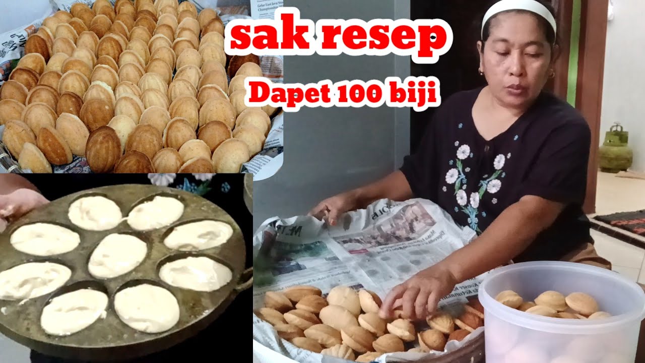 Resep kue KLEMBEN jajan kuno cuma 3 bahan garing renyah dan awet berbulan bulan ♥️