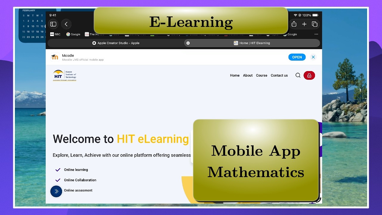 E-Learning | Mathematics II | Mobile App Navigation - YouTube
