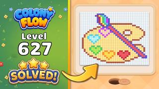 Colony Flow! - Level 627 Walkthrough 🧩 | Solution & Gameplay (ABI GAMES) 🐜
