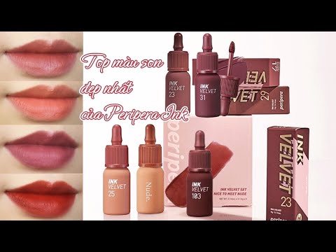 Video Peripera Ink Velvet 23, 25, 31, 103 | The Best... - youtube
