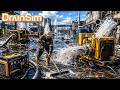 Das komplette Industriegebiet steht unter Wasser 🌊🚧 Wir starten die Spezialpumpen | DrainSim #6