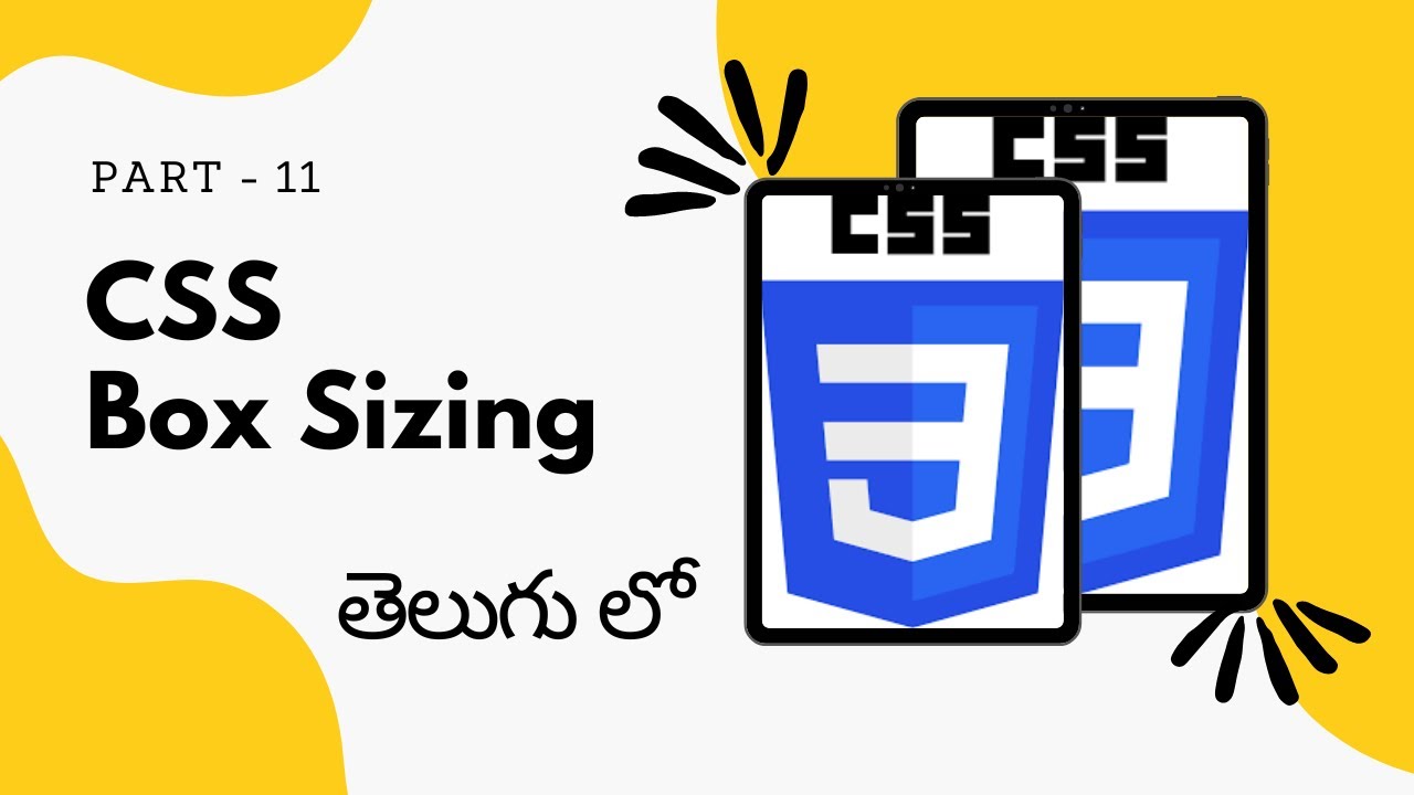 11. Box Sizing in CSS || CSS Tutorial for Beginners in Telugu - YouTube