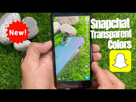 How To Get Transparent Colors On Snapchat 2021