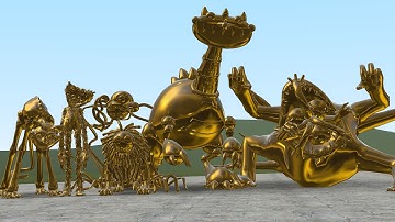 NEW GOLDEN POPPY PLAYTIME CHAPTER 4 CHARACTERS ARE INSANE In Garry