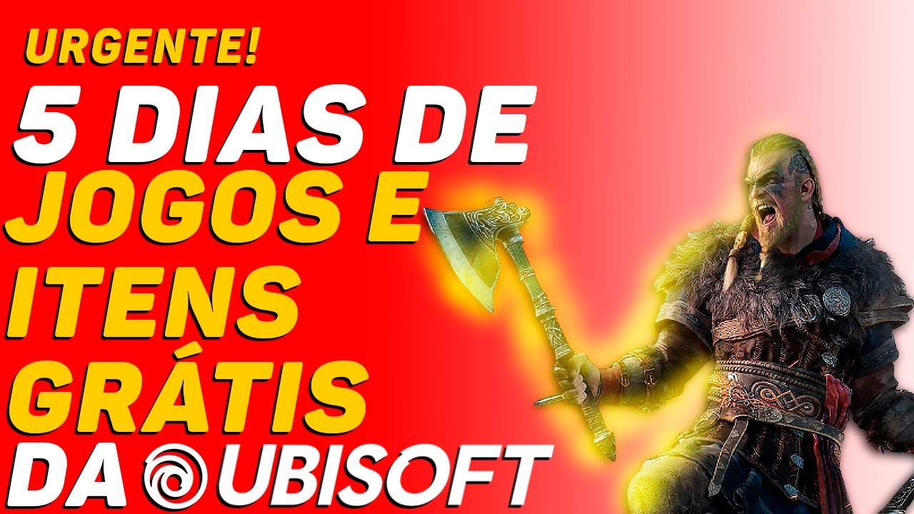 URGENTE! 5 DIAS DE JOGOS E ITENS GRÁTIS DA UBISOFT CORRE (HAPPY HOLIDAY'S FIM DE ANO)