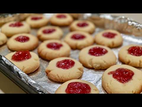 Jam Drop Butter Cookies Eggless | Jam Biscuits | Episode 56