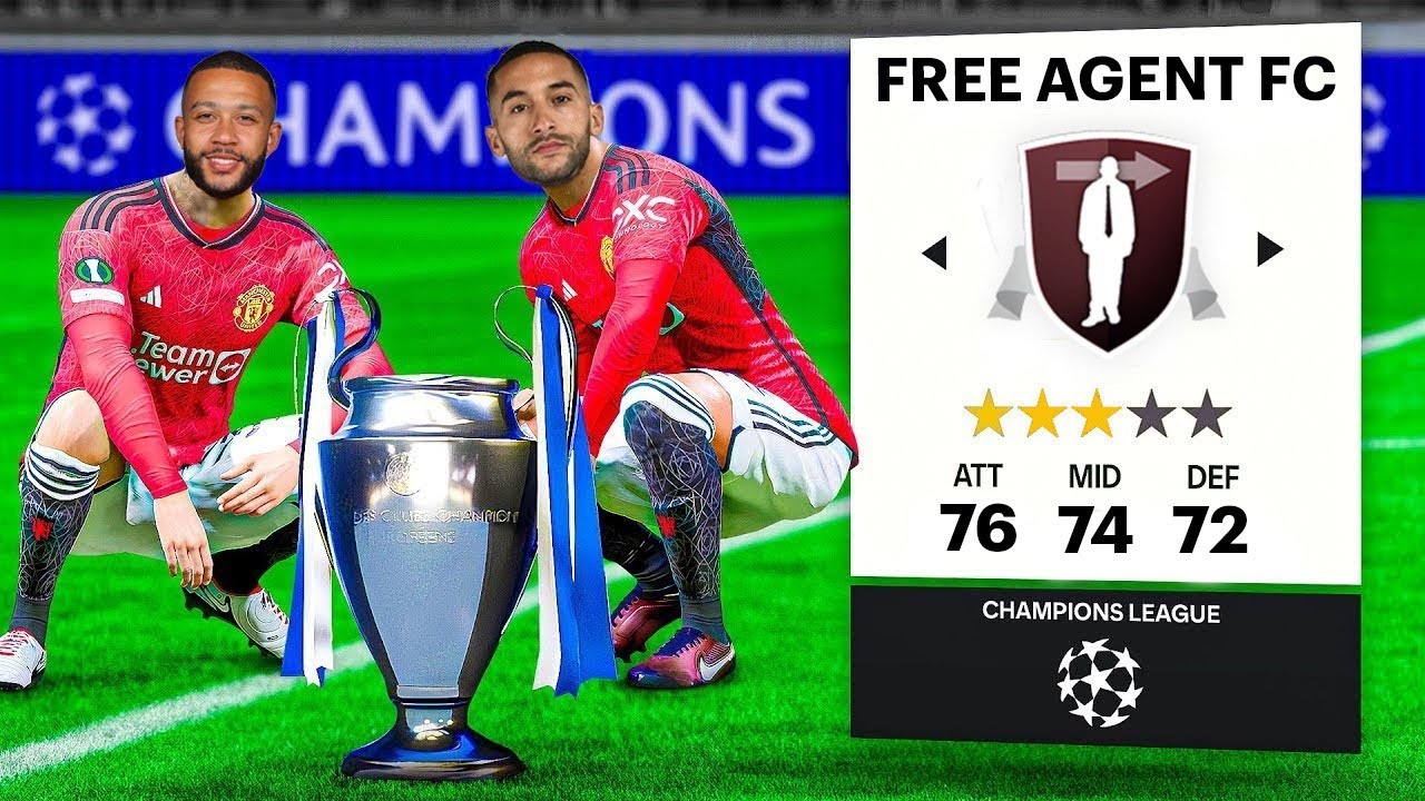 آیا میشه فقط با بازیکن آزاد قهرمانان لیگ قهرمانان شد😱🤩 FC26