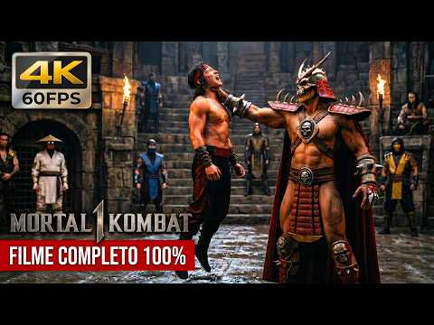 MORTAL KOMBAT 01 CINEMATOGRÁFICO - O FILME DUBLADO DO JOGO EM 4K 60FPS