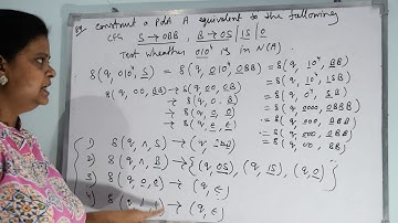 4.14 | Automata | CFG to PDA Examples | Dr. Pushpa Choudhary | Hindi