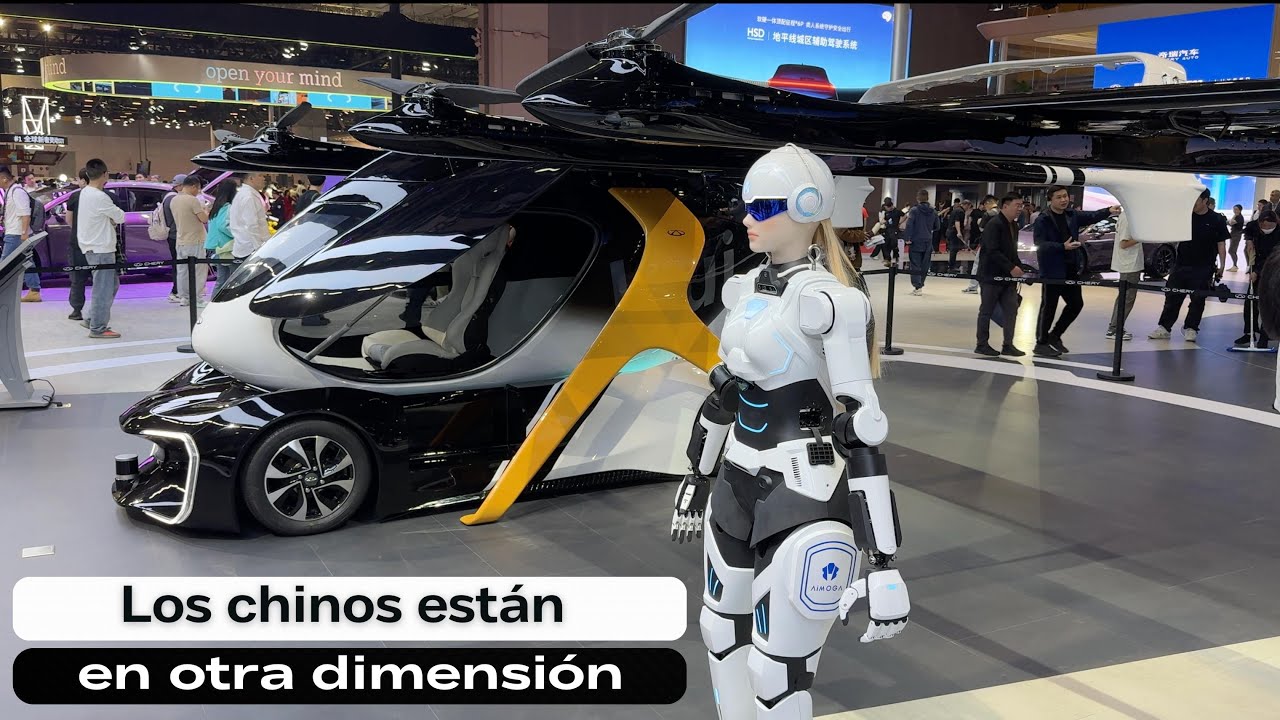 Shanghai. Increíble Auto Expo 2025. Coche voladore, robots y coches de alta gama #shanghai #noticias