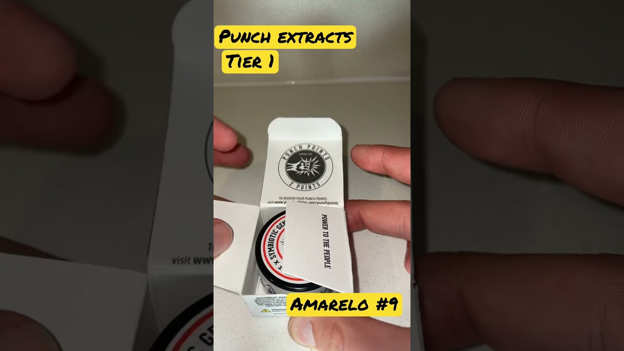 Punch Extracts: Amarelo #9 Tier 1 Live Rosin