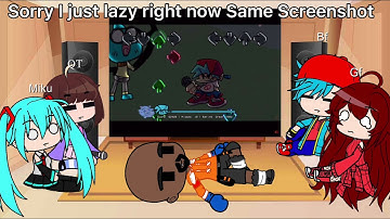 FNF reacts to ￼Learning with pibby vs gumball, jake, pico and shaggy