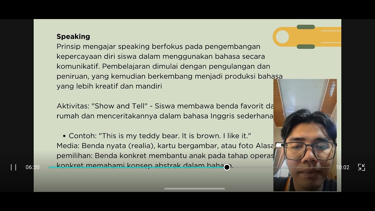 Tugas UAS Teaching english for children - YouTube
