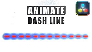 Create Animated DASHED LINE In Davinci Resolve