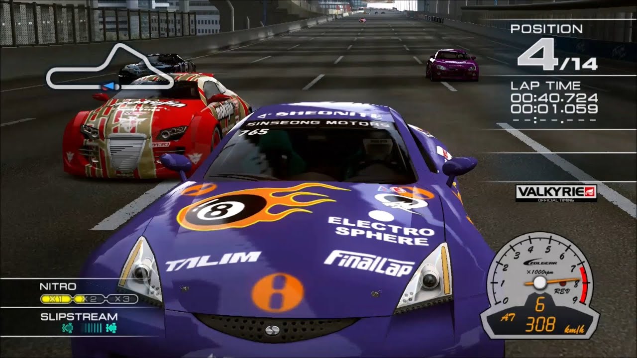 Ridge Racer 7 UFRA SINGLE EVENT FULL GRID 11 with Jujak [Spectator view ...