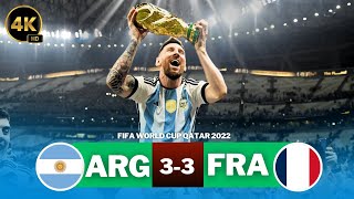 ¡LA FINAL MÁS ÉPICA DE LA HISTORIA! 😱 Messi vs Mbappé | Mundial 2022 🇦🇷 (4)3-3(2) 🇫🇷 | QATAR 2022 🏆