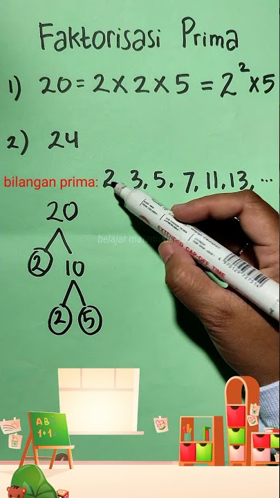 Faktorisasi Prima Kelas 4 SD - Belajar Matematika SD Kelas 4 #shorts